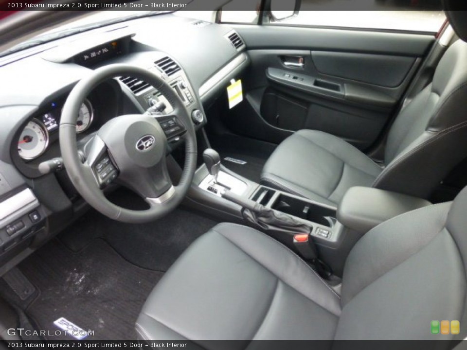 Black Interior Prime Interior for the 2013 Subaru Impreza 2.0i Sport Limited 5 Door #76894975