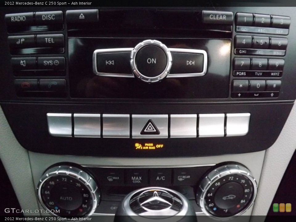 Ash Interior Controls for the 2012 Mercedes-Benz C 250 Sport #76895253