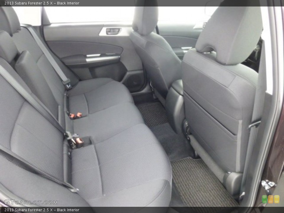 Black Interior Rear Seat for the 2013 Subaru Forester 2.5 X #76895259