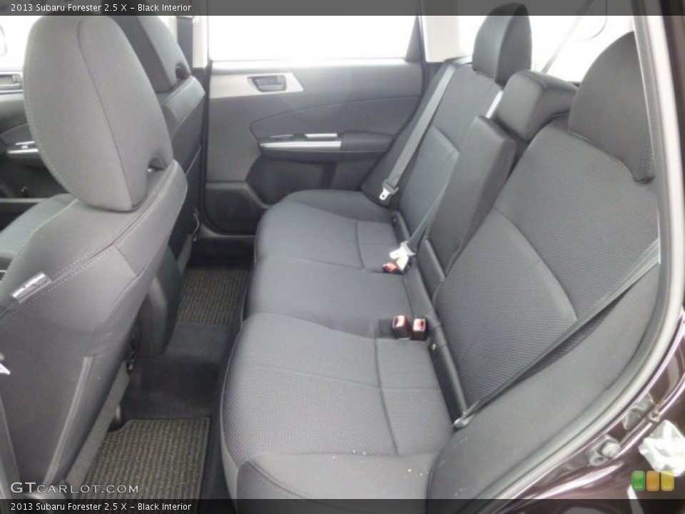 Black Interior Rear Seat for the 2013 Subaru Forester 2.5 X #76895292