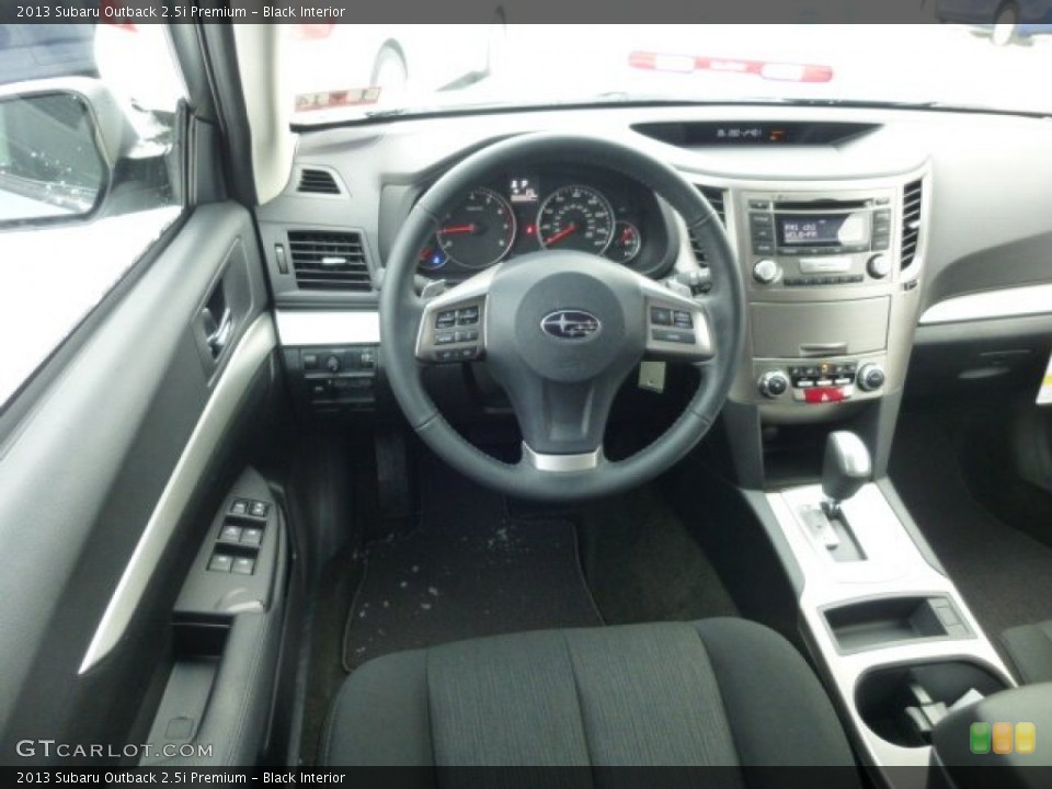 Black Interior Dashboard for the 2013 Subaru Outback 2.5i Premium #76895598