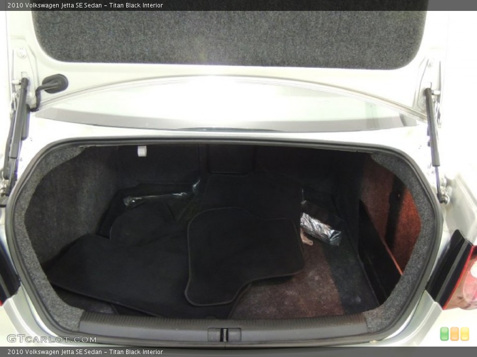 Titan Black Interior Trunk for the 2010 Volkswagen Jetta SE Sedan #76895805