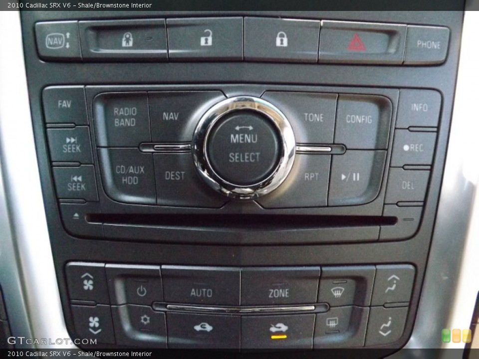 Shale/Brownstone Interior Controls for the 2010 Cadillac SRX V6 #76896313