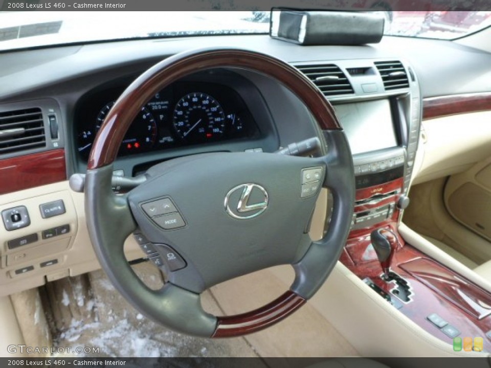 Cashmere Interior Steering Wheel for the 2008 Lexus LS 460 #76897230