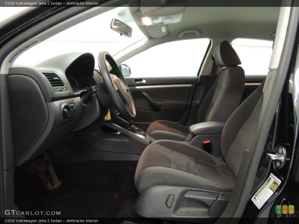 Anthracite Interior Photo for the 2009 Volkswagen Jetta S Sedan #76897803