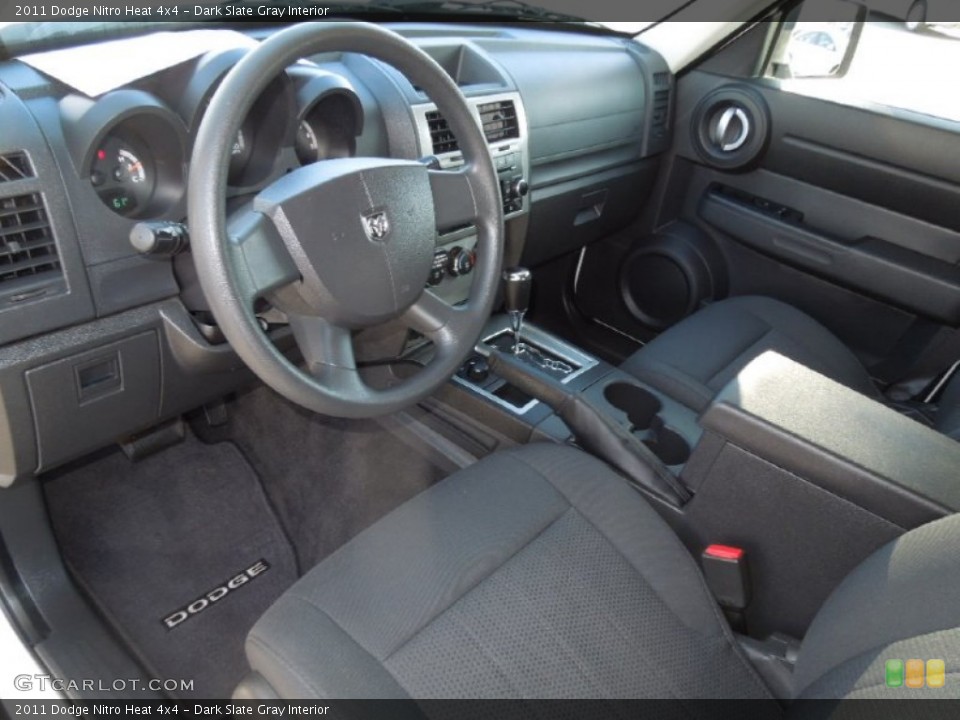 Dark Slate Gray Interior Prime Interior for the 2011 Dodge Nitro Heat 4x4 #76897893