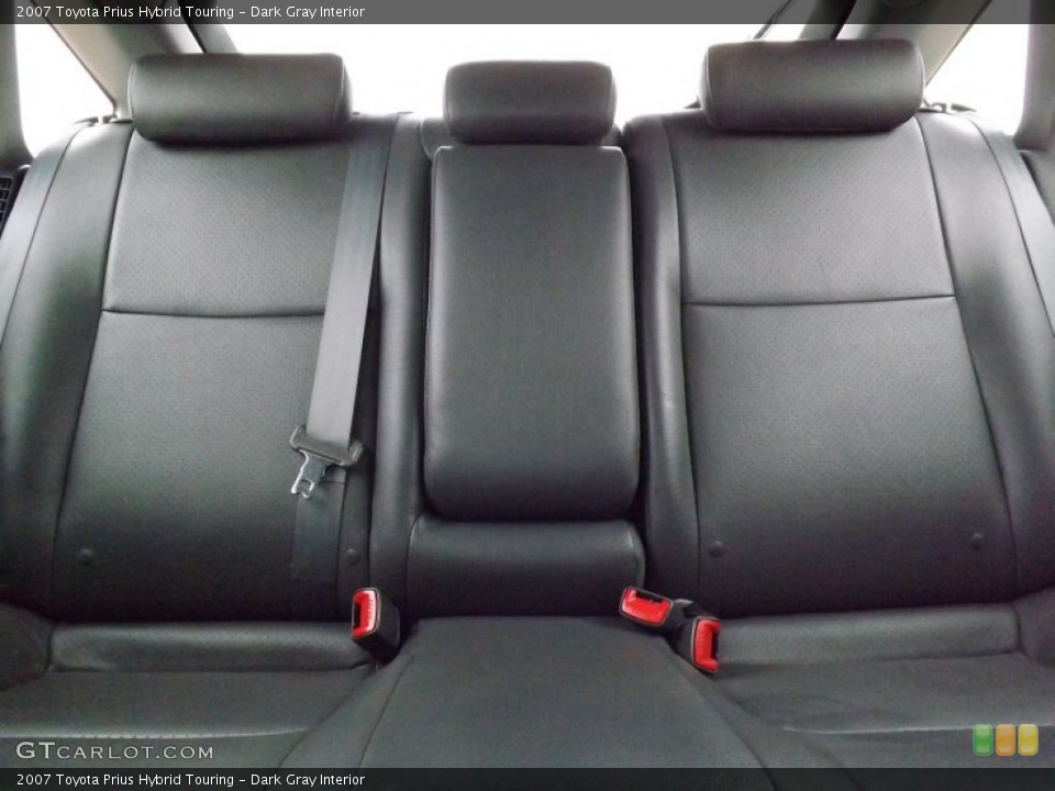 Dark Gray Interior Rear Seat for the 2007 Toyota Prius Hybrid Touring #76898004