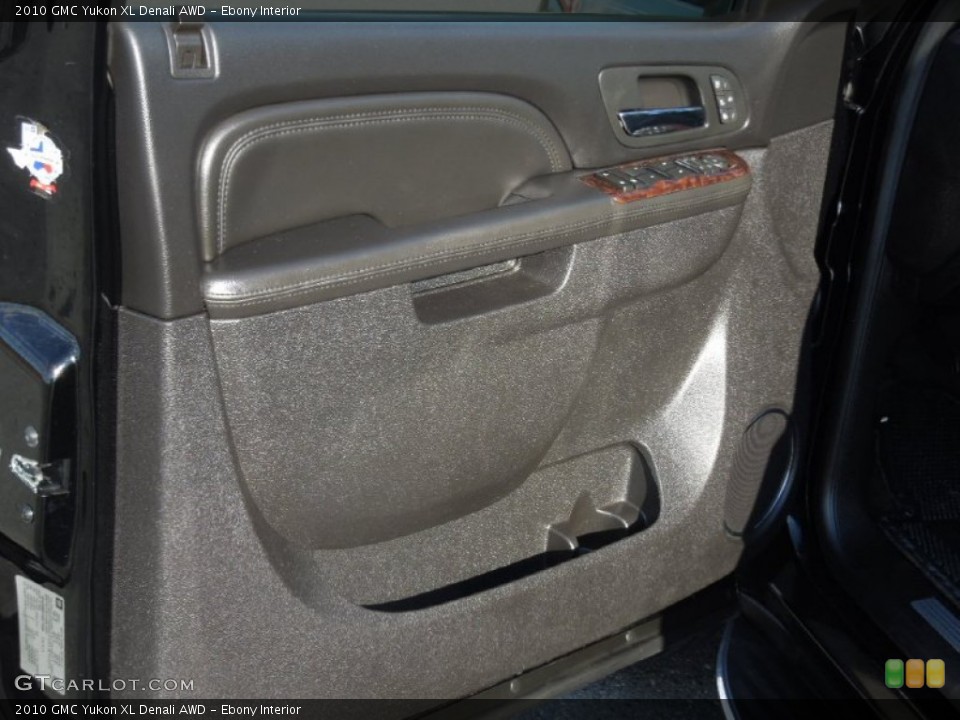 Ebony Interior Door Panel for the 2010 GMC Yukon XL Denali AWD #76898124