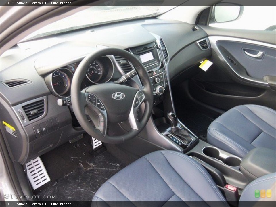 Blue Interior Prime Interior for the 2013 Hyundai Elantra GT #76898140