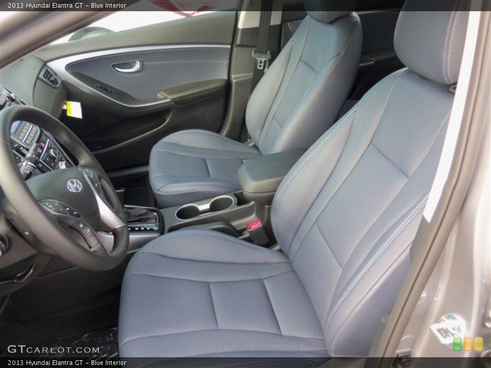 Blue Interior Front Seat for the 2013 Hyundai Elantra GT #76898160