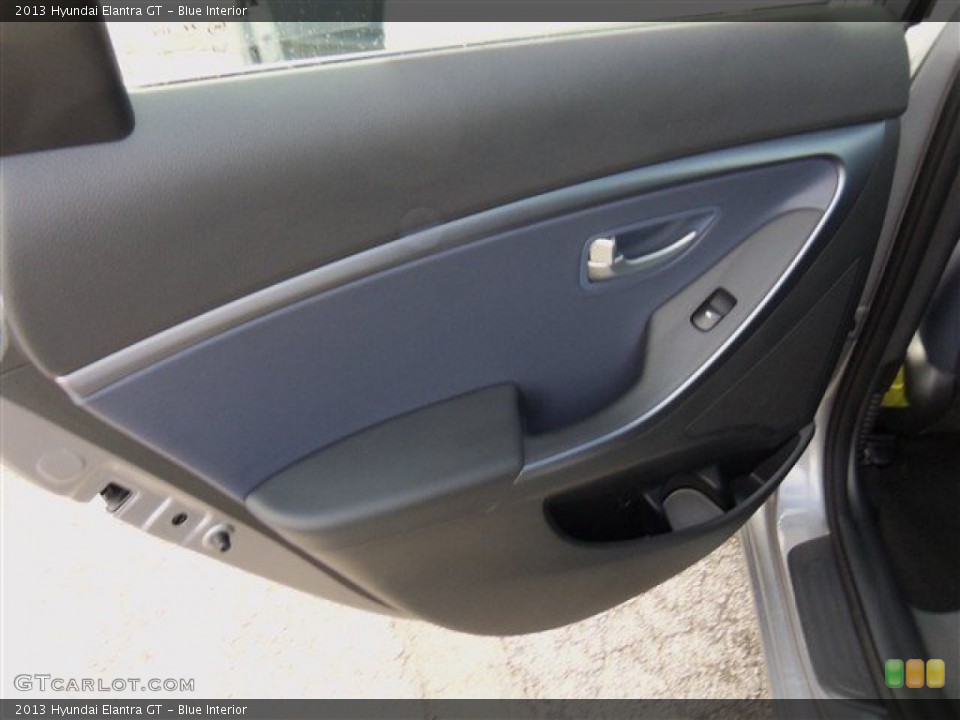 Blue Interior Door Panel for the 2013 Hyundai Elantra GT #76898181