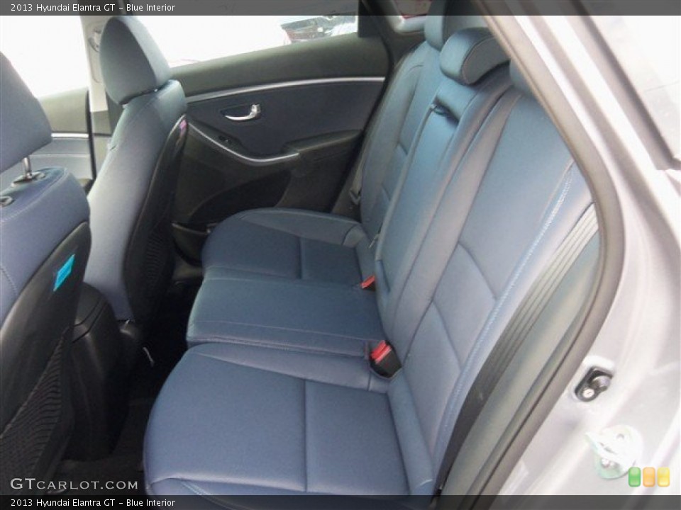 Blue Interior Rear Seat for the 2013 Hyundai Elantra GT #76898201
