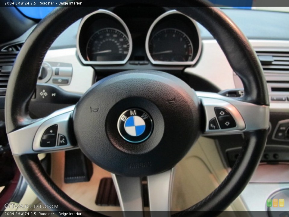 Beige Interior Steering Wheel for the 2004 BMW Z4 2.5i Roadster #76898217