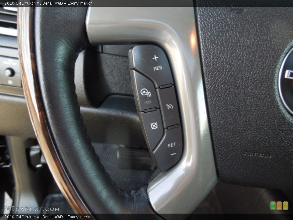 Ebony Interior Controls for the 2010 GMC Yukon XL Denali AWD #76898229