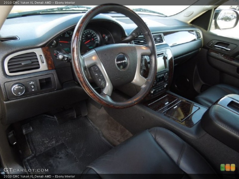 Ebony Interior Prime Interior for the 2010 GMC Yukon XL Denali AWD #76898496