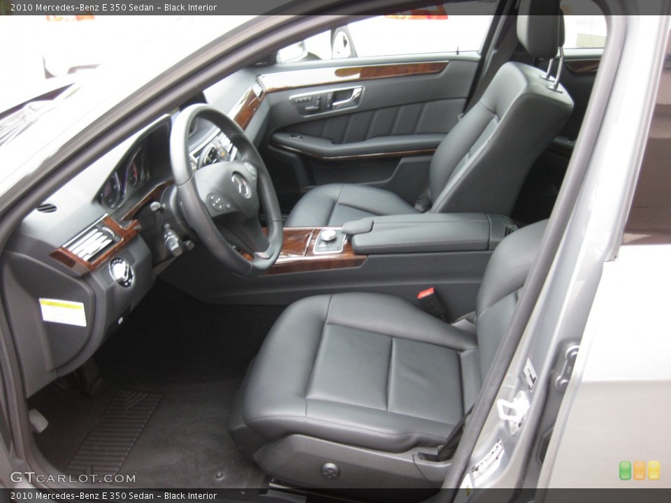 Black Interior Photo for the 2010 Mercedes-Benz E 350 Sedan #76898574