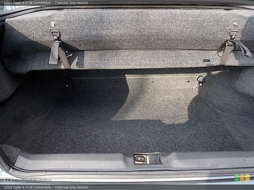Charcoal Grey Interior Trunk for the 2003 Saab 9-3 SE Convertible #76898784