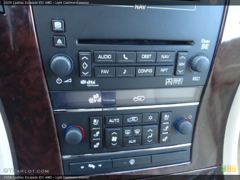 Light Cashmere Interior Controls for the 2008 Cadillac Escalade ESV AWD #76898922