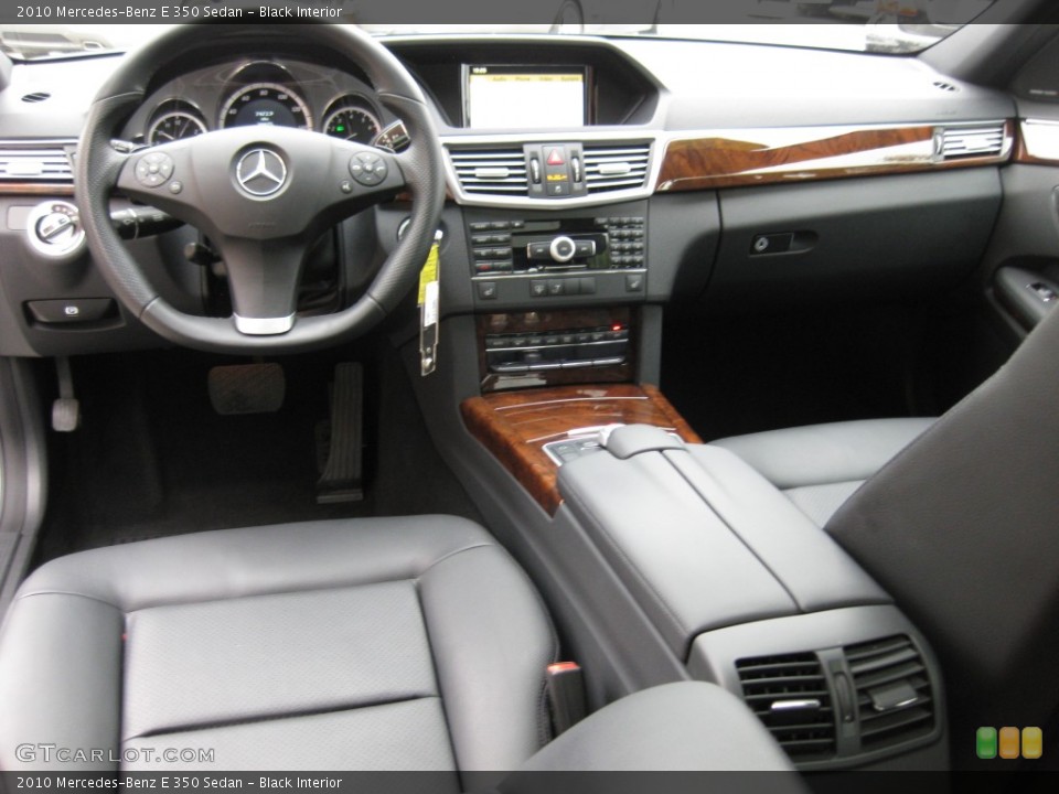 Black Interior Prime Interior for the 2010 Mercedes-Benz E 350 Sedan #76898943
