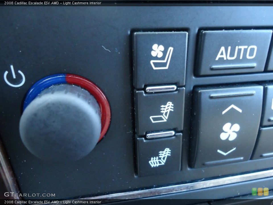 Light Cashmere Interior Controls for the 2008 Cadillac Escalade ESV AWD #76898958