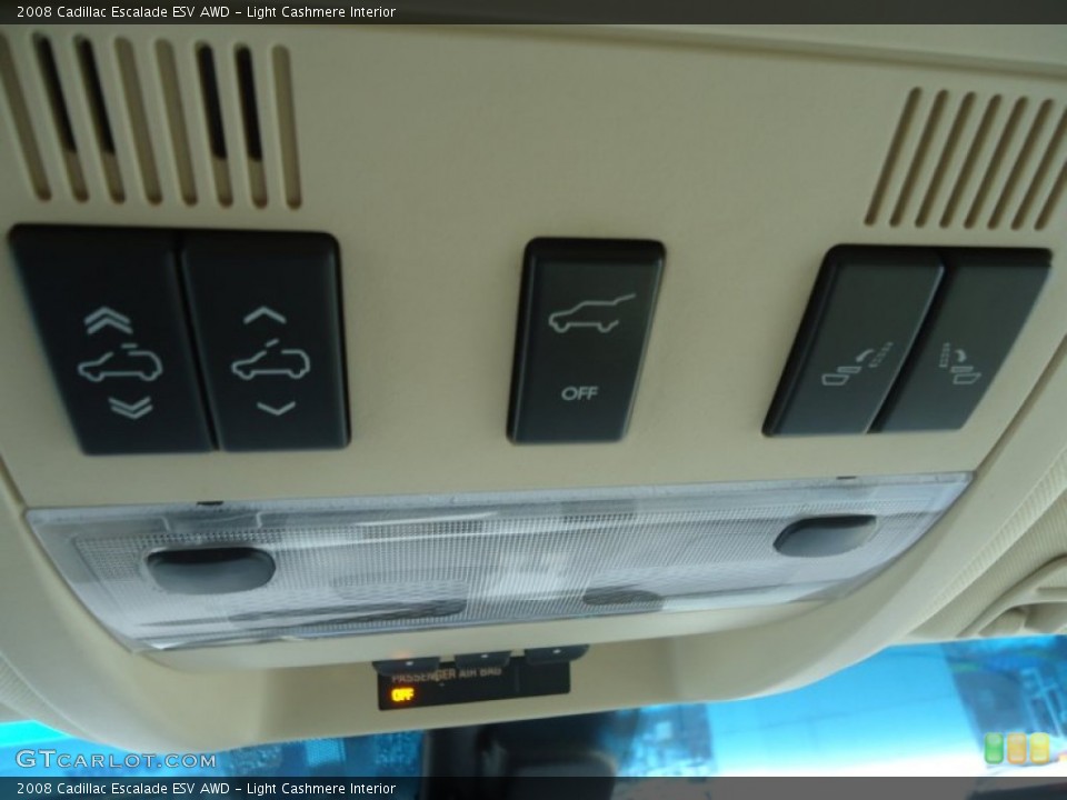 Light Cashmere Interior Controls for the 2008 Cadillac Escalade ESV AWD #76899040
