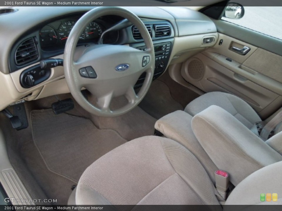 Medium Parchment Interior Prime Interior for the 2001 Ford Taurus SE Wagon #76899456