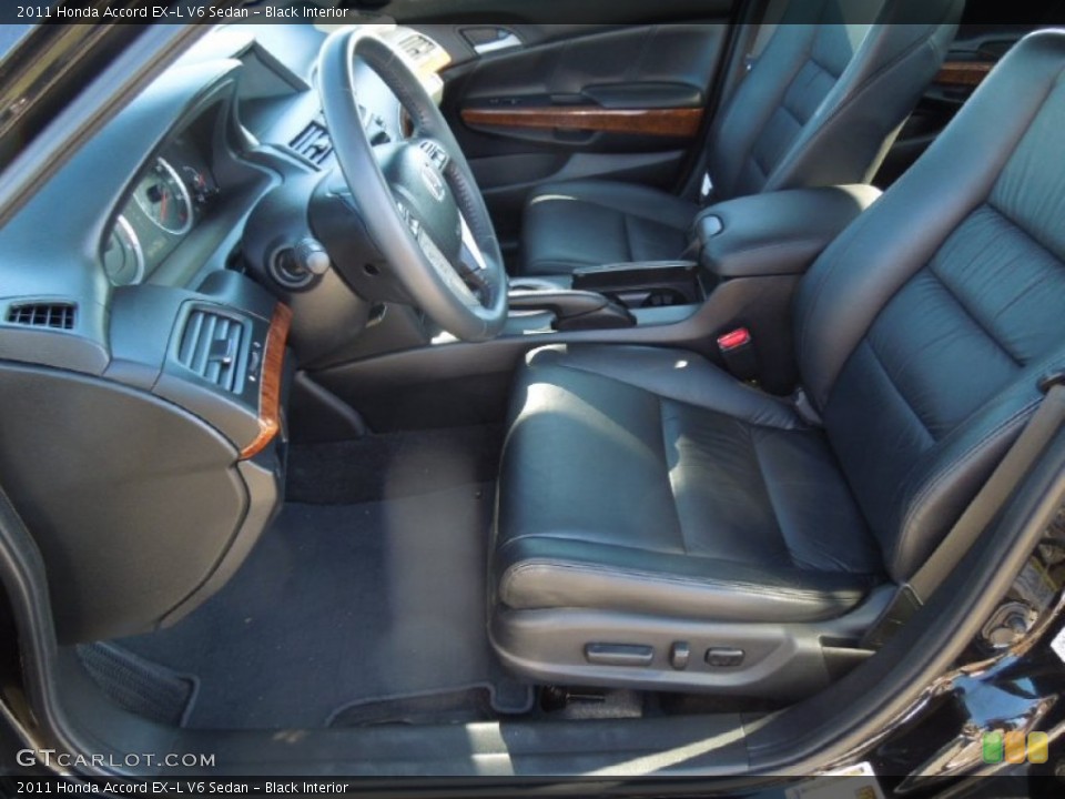 Black Interior Photo for the 2011 Honda Accord EX-L V6 Sedan #76899636