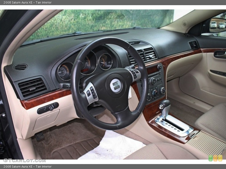 Tan Interior Prime Interior for the 2008 Saturn Aura XE #76900649