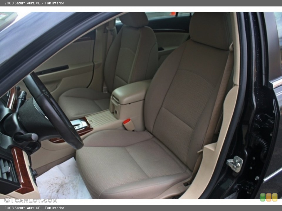Tan Interior Front Seat for the 2008 Saturn Aura XE #76900707