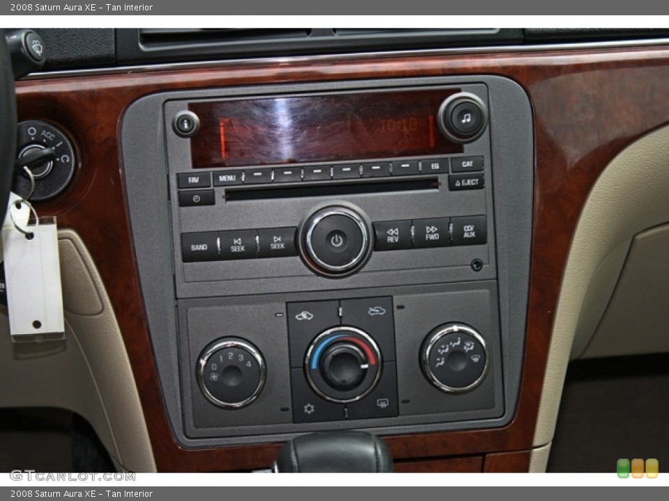 Tan Interior Controls for the 2008 Saturn Aura XE #76900755