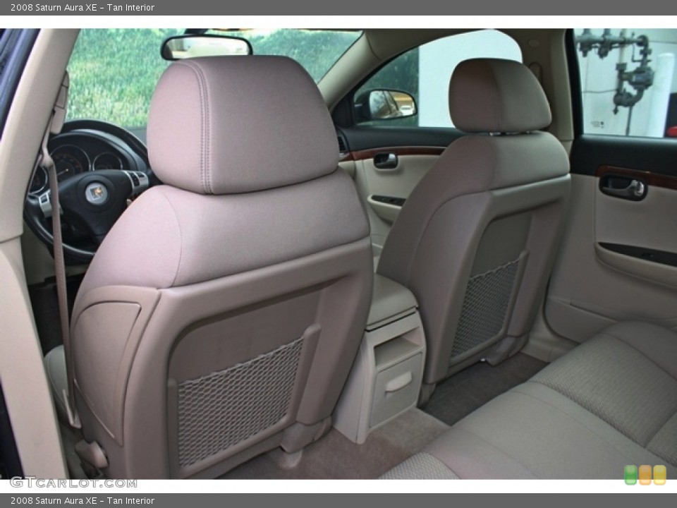 Tan Interior Rear Seat for the 2008 Saturn Aura XE #76900854