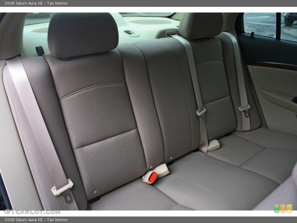 Tan Interior Rear Seat for the 2008 Saturn Aura XE #76900872