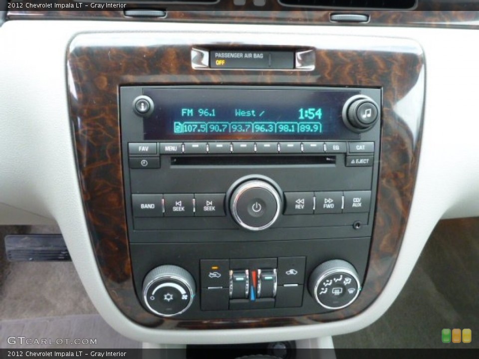 Gray Interior Controls for the 2012 Chevrolet Impala LT #76901661