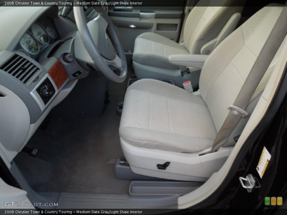 Medium Slate Gray/Light Shale Interior Photo for the 2008 Chrysler Town & Country Touring #76901956