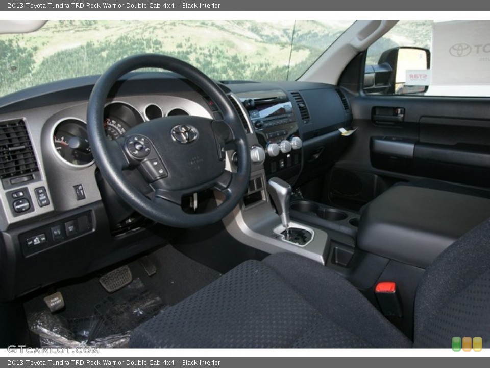 Black Interior Photo for the 2013 Toyota Tundra TRD Rock Warrior Double Cab 4x4 #76902158