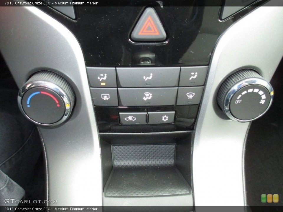 Medium Titanium Interior Controls for the 2013 Chevrolet Cruze ECO #76902213