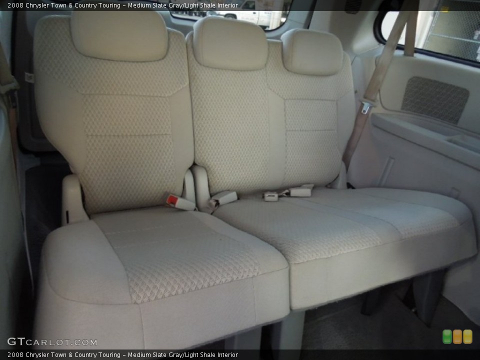 Medium Slate Gray/Light Shale Interior Rear Seat for the 2008 Chrysler Town & Country Touring #76902294