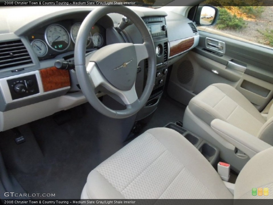 Medium Slate Gray/Light Shale Interior Prime Interior for the 2008 Chrysler Town & Country Touring #76902413