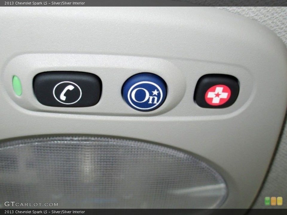 Silver/Silver Interior Controls for the 2013 Chevrolet Spark LS #76902480