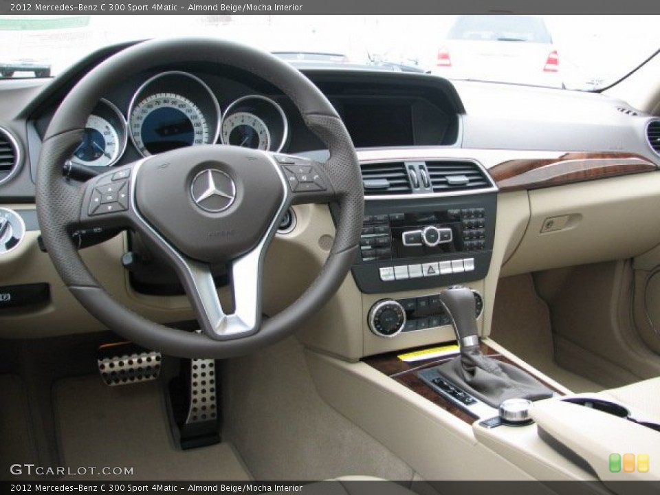 Almond Beige/Mocha 2012 Mercedes-Benz C Interiors