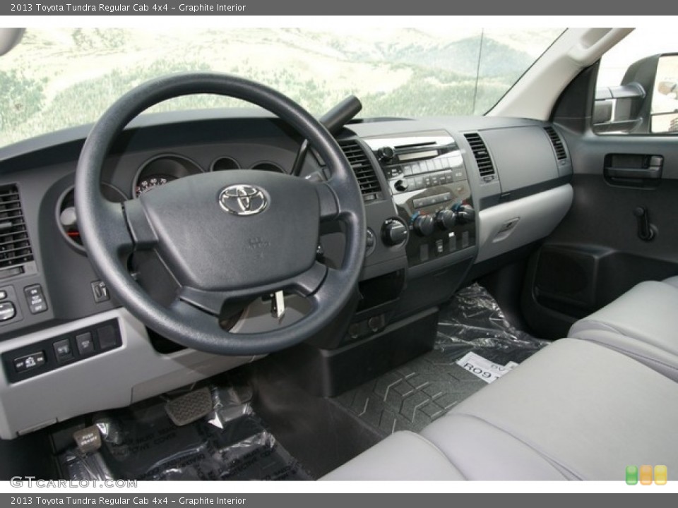 Graphite Interior Dashboard for the 2013 Toyota Tundra Regular Cab 4x4 #76905093