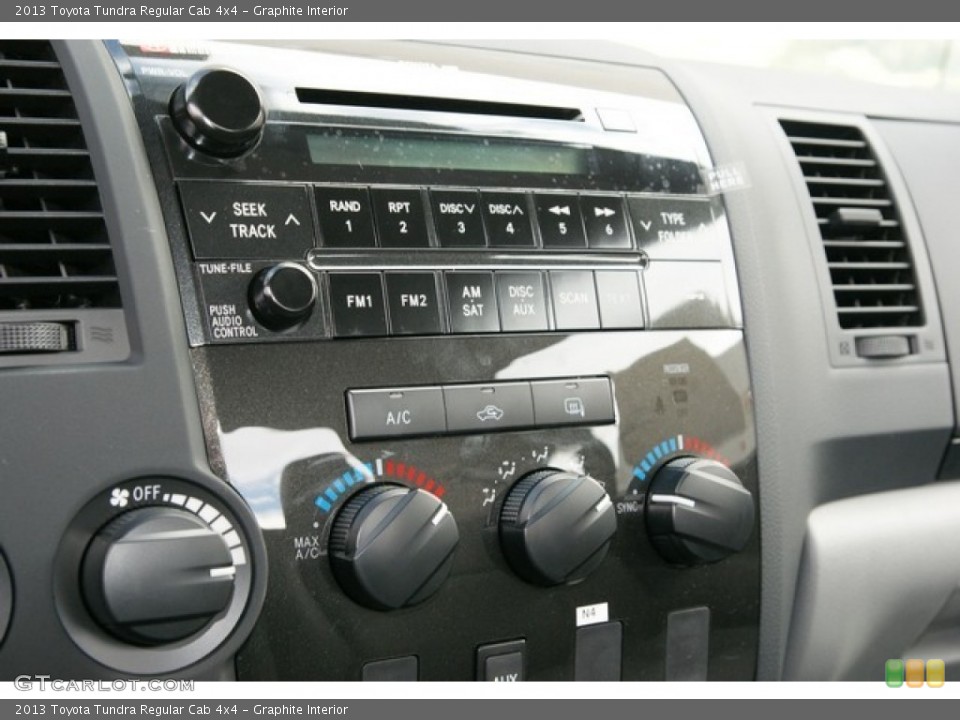 Graphite Interior Controls for the 2013 Toyota Tundra Regular Cab 4x4 #76905120