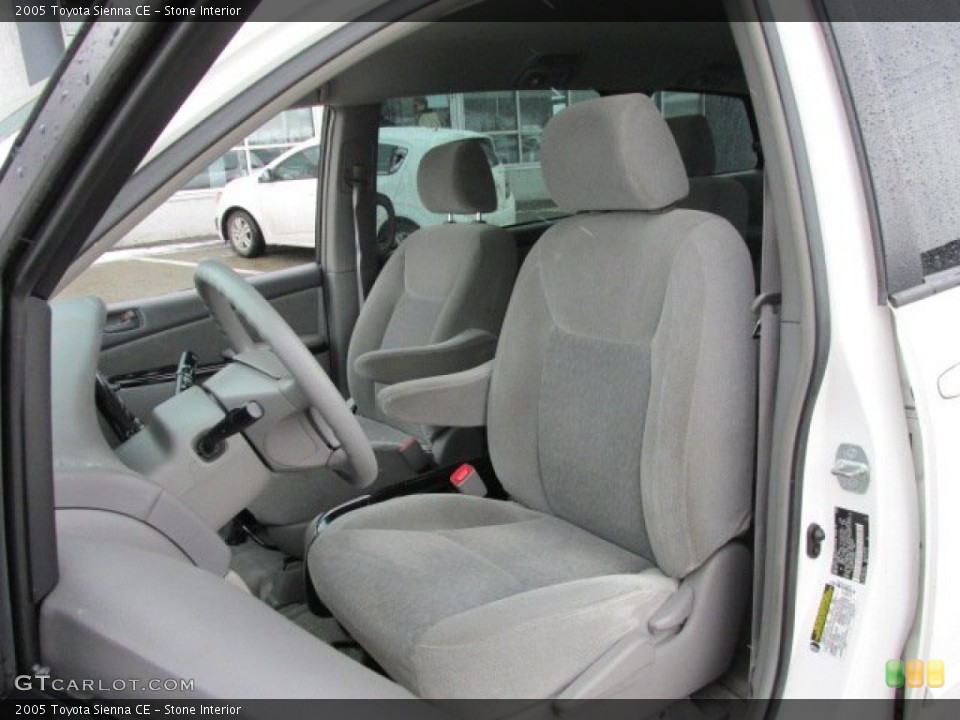 Stone Interior Front Seat for the 2005 Toyota Sienna CE #76905828