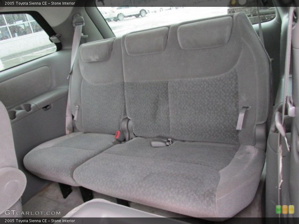 Stone Interior Rear Seat for the 2005 Toyota Sienna CE #76905924