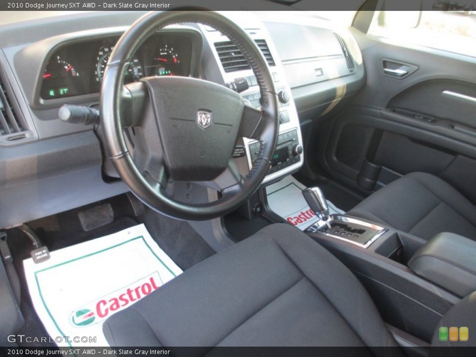 Dark Slate Gray Interior Prime Interior for the 2010 Dodge Journey SXT AWD #76906154