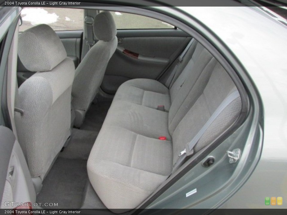 Light Gray Interior Rear Seat for the 2004 Toyota Corolla LE #76906275