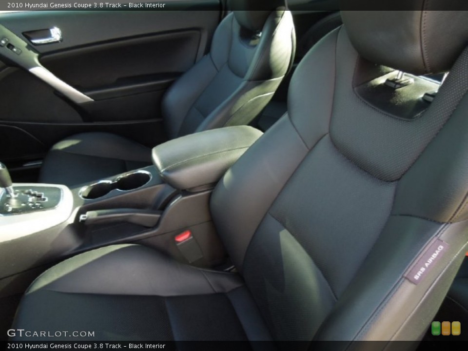 Black Interior Front Seat for the 2010 Hyundai Genesis Coupe 3.8 Track #76906326