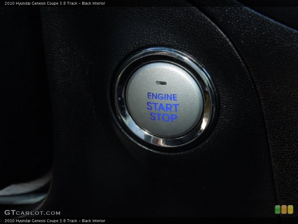 Black Interior Controls for the 2010 Hyundai Genesis Coupe 3.8 Track #76906464