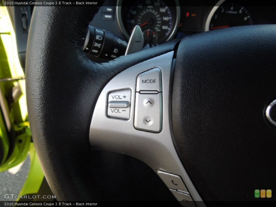 Black Interior Controls for the 2010 Hyundai Genesis Coupe 3.8 Track #76906512