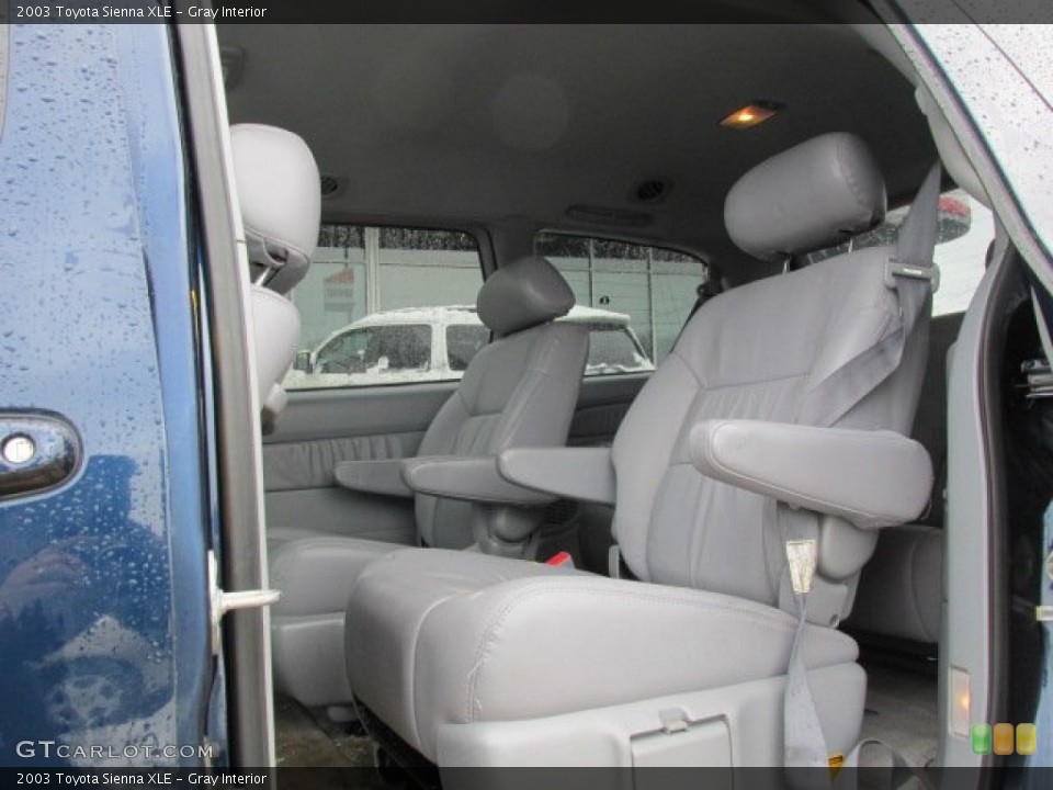 Gray Interior Rear Seat for the 2003 Toyota Sienna XLE #76906747